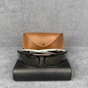 Vintage Renauld France Continental Sunglasses Silver W/ Original Case